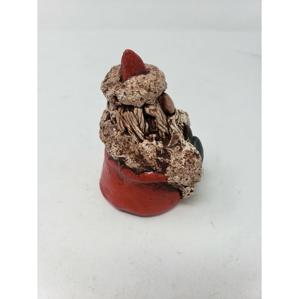 VTG Santa Claus Paper Mache ? Christmas Figurine 3.5
